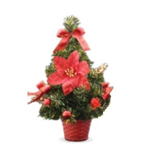 ÁRVORE MINI 30CM DECORADA