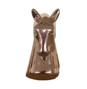 ADORNO PORCELANA CAVALO 7X13X10CM
