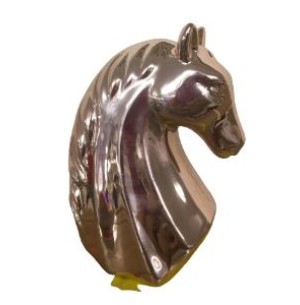 ADORNO PORCELANA CAVALO 7X13X10CM