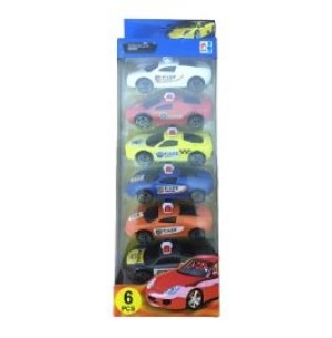 CARRO FRICÇÃO COLEÇÃO 9CM 6UN