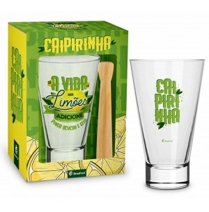 KIT CAIPIRINHA 2PÇS LONG SE A VIDA TE DER LIMÕES