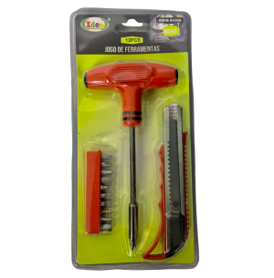 FERRAMENTA CHAVE FENDA/ESTILETE KIT 12PÇS