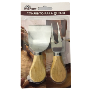 TALHER INOX KIT 2PÇS P/ QUEIJO