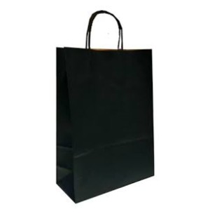 SACOLA KRAFT 24X10X33CM 10UN PT