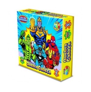 QUEBRA CABEÇA 100PÇS LIGA DOS DEFENSORES