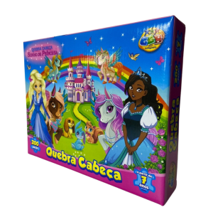 QUEBRA CABEÇA 200PÇS SONHO DE PRINCESA