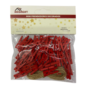 FESTA MINI PREGADOR 50UN COR