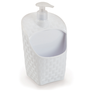 PORTA DETERGENTE PLÁSTICO 16CM BRANCO