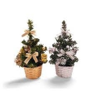  ÁRVORE MINI 18CM DECORADA