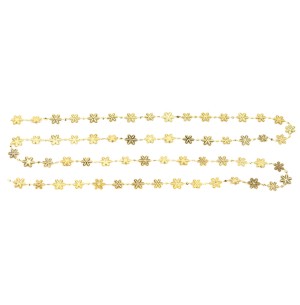 ENFEITE CORDÃO FLOCO DE NEVE 2CMX1,8M