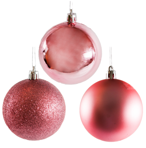 BOLA TUBO 6CM 9UN MISTA ROSÉ