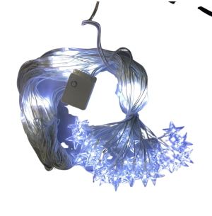 PISCA CASCATA 120 LEDS 8 FUNÇÕES ESTRELA BRANCO