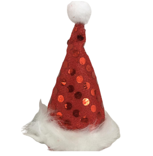 ENFEITE PRESILHA GORRO PAPAI NOEL