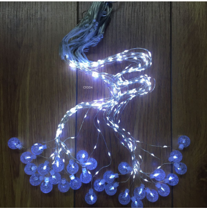 PISCA CASCATA 300 LEDS 8F BR 5M ARAME 30 BOLAS BIVOLT