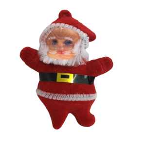 ENFEITE PAPAI NOEL 6CM C/ 6 UNIDADES