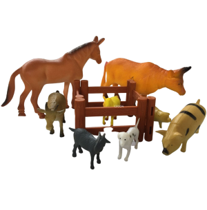 ANIMAL VINIL FAZENDA 12PÇS