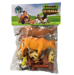ANIMAL VINIL FAZENDA 12PÇS