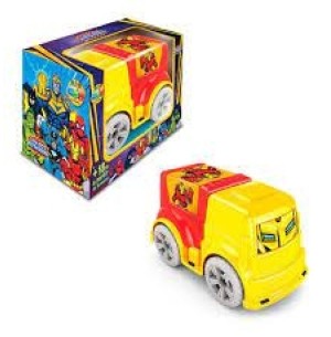 CAMINHÃO MINI DEFENSOR 15CM AMARELO CX