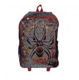 MOCHILA INFANTIL CARRINHO 47CM 1 DIV.DARK SPIDER