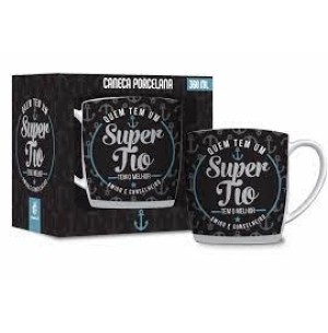 CANECA PORCELANA 300ML URBAN SUPER TIO