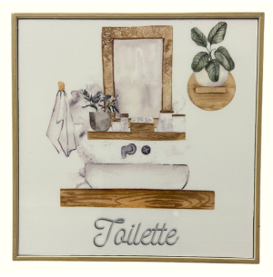 QUADRO DECORATIVO 18CM QUADRADO