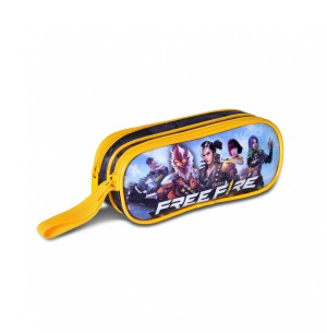 PORTA LÁPIS 20CM 2 DIVISÕES FREE FIRE