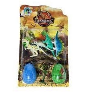 ANIMAL VINIL DINOSSAURO KIT 9PÇS