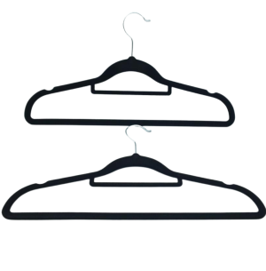 CABIDE PLÁST.VELUDO 5UN