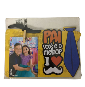 PORTA FOTO MDF 10X15CM PLACA PAI