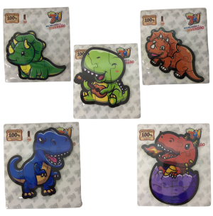 QUEBRA CABEÇA MDF SORTIDO DINOSSAURO