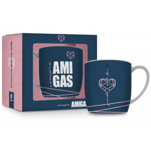 CANECA PORCELANA 300ML URBAN SEMPRE AMIGAS