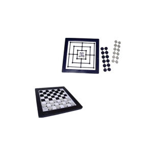 JOGO DAMA E TRILHA 2X1 PEQ