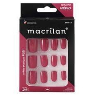 UNHA POSTIÇA 24UN CURTA RUBI