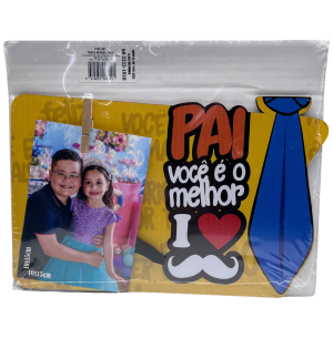 PORTA FOTO MDF 10X15CM PLACA PAI