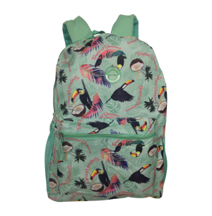 MOCHILA 41CM 2 DIVISÕES TROPICAL