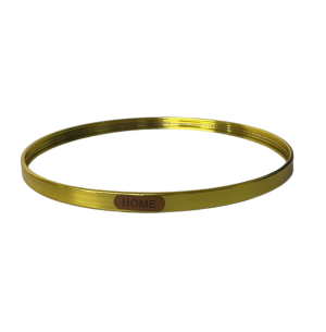 BANDEJA METAL ESPELHADA 29CM REDONDA