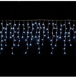 PISCA CASCATA 100 LEDS FT 8 FUNÇÕES BRANCO