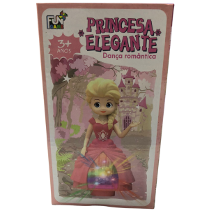 BONECA MOV.SOM LUZ 21CM PRINCESA