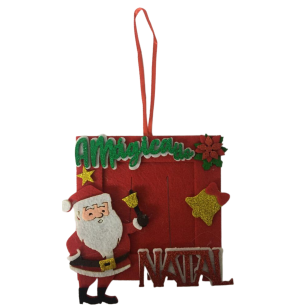 ENFEITE FELTRO 12X12CM