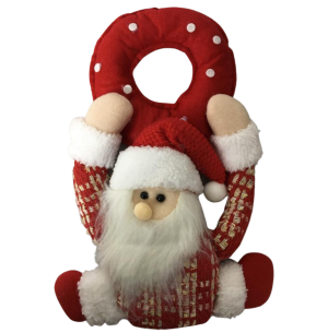 ENFEITE PORTA MAÇANETA PAPAI NOEL 32CM