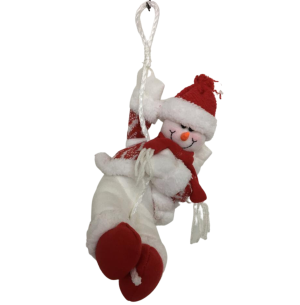 ENFEITE BONECO DE NEVE RAPEL 32CM