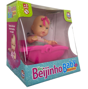 BONECA MEU BEIJINHO BABY BANHO