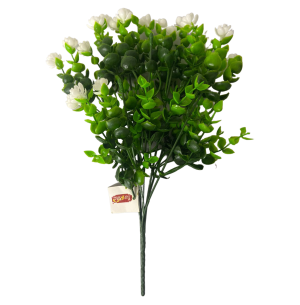 FLOR BOUQUÊ MINI X7 BRANCO