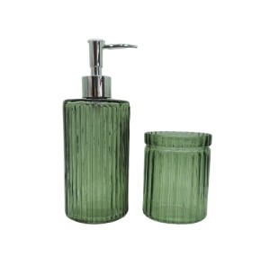 KIT BANHEIRO VIDRO 2PÇS