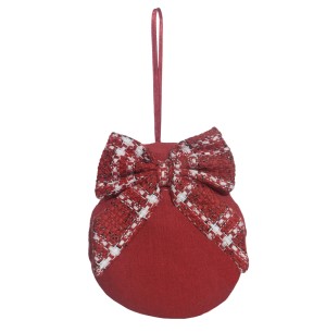 BOLA TECIDO 12CM C/LACO