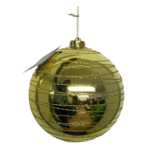 BOLA PCT 15CM DEC.GLITTER DR