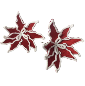 FLOR BICO DE PAPAGAIO VELUDO 30CM