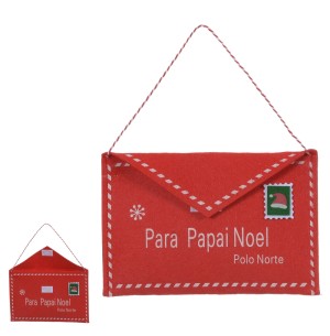  ENVELOPE CARTA PAPAI NOEL 20X13CM FELTRO