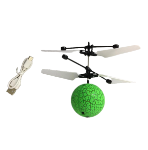 HELICÓPTERO SENSOR MÃO RECARREGÁVEL 10CM BOLA LED
