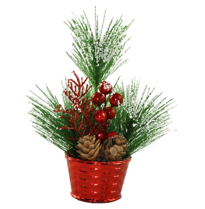 ÁRVORE MINI DECORADA 20CM